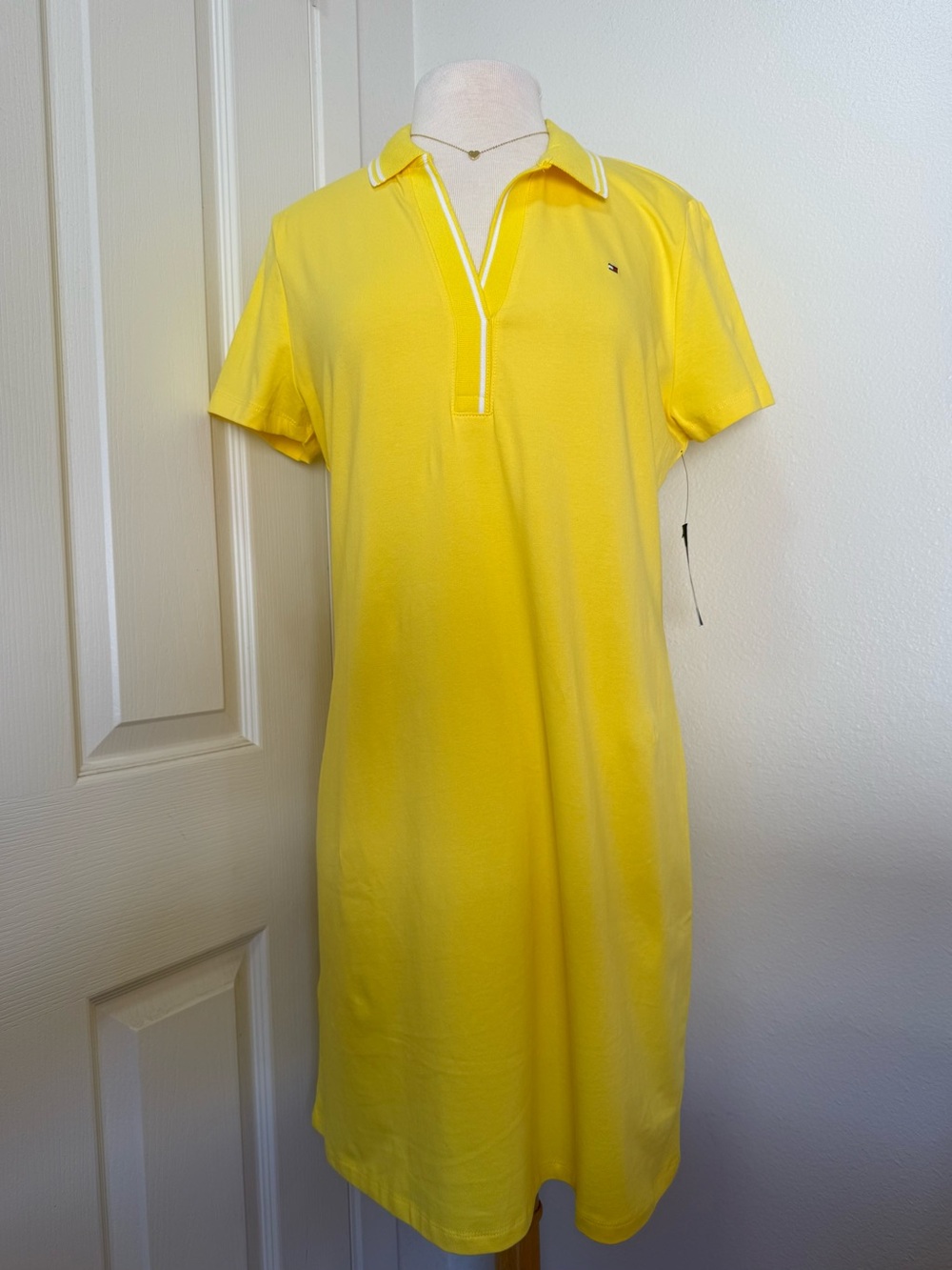 Tommy Hilfiger Bright Yellow Polo Swim Cover-Up